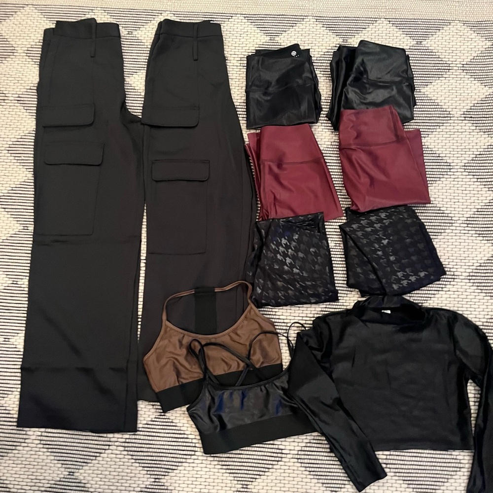 Noli Black Leggings Pants & Jumpsuits